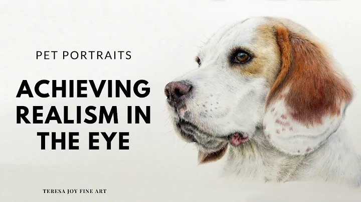 How to Blend a Realistic Dog's Eye - Coloured Penc...