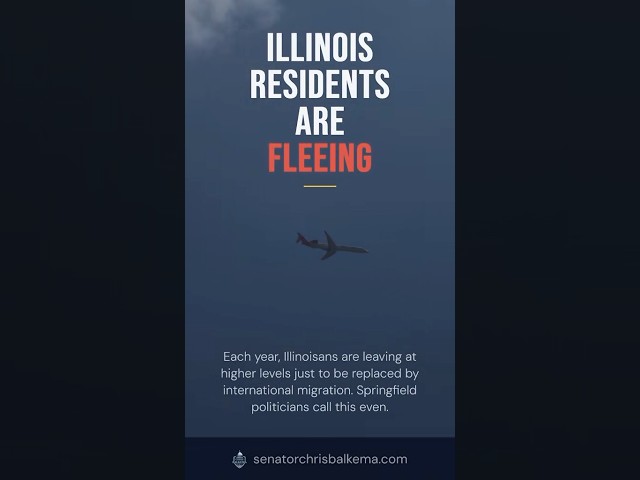 IL population increasing is entirely because of international migration. Illinoisans are leaving