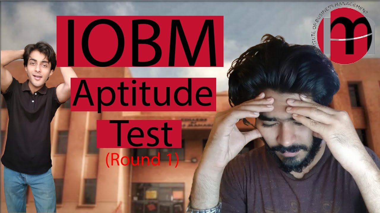 IOBM Aptitude Test Vlog Bohot Mushkil Hogayi MAS Vlogs YouTube