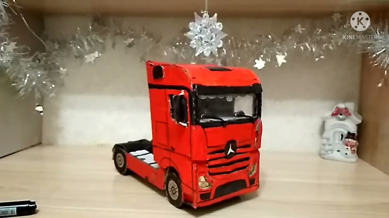 Мерседес из картона