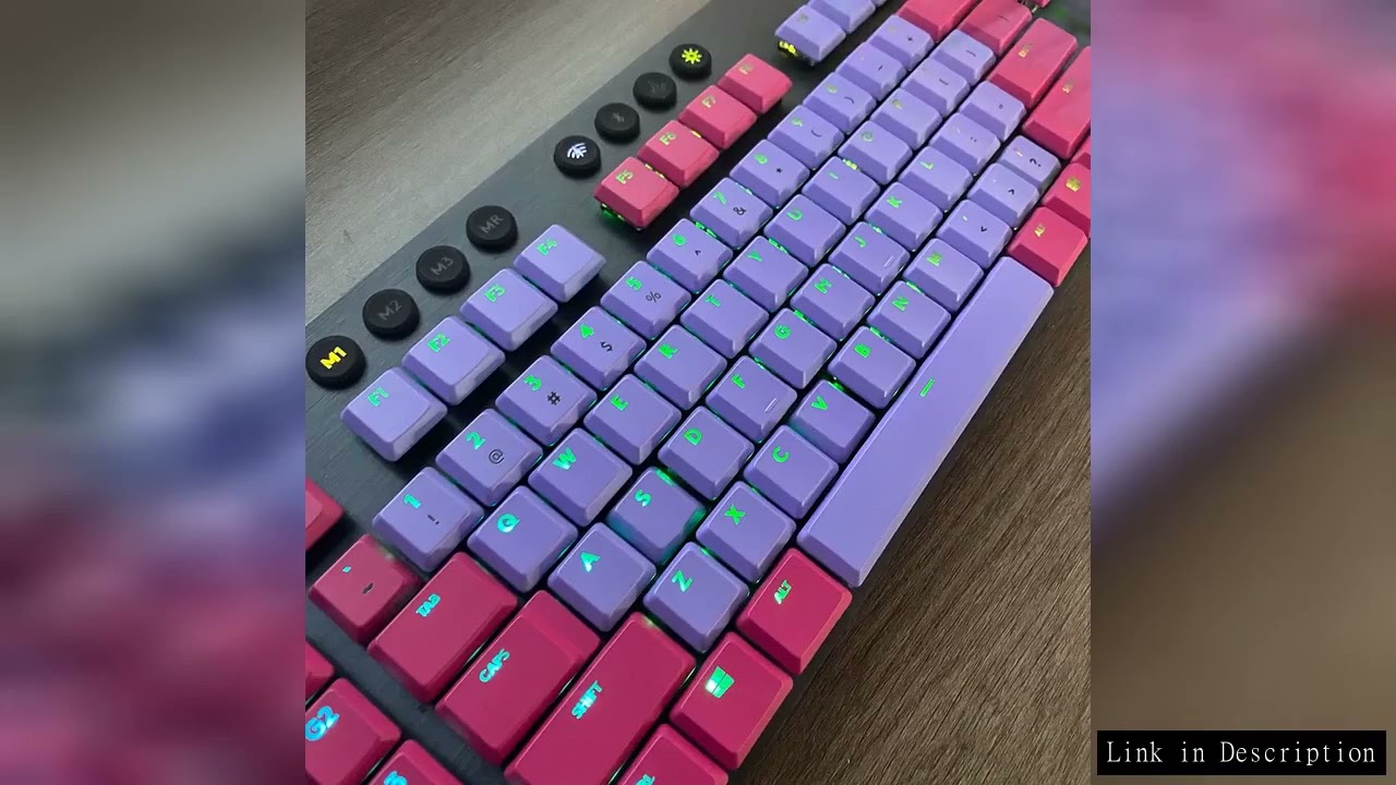 Backlit ABS Keycaps for Logitech G915/G913/G815/G813 TKL RGB Mechanical Keyboard,111 Full Keys,Shine