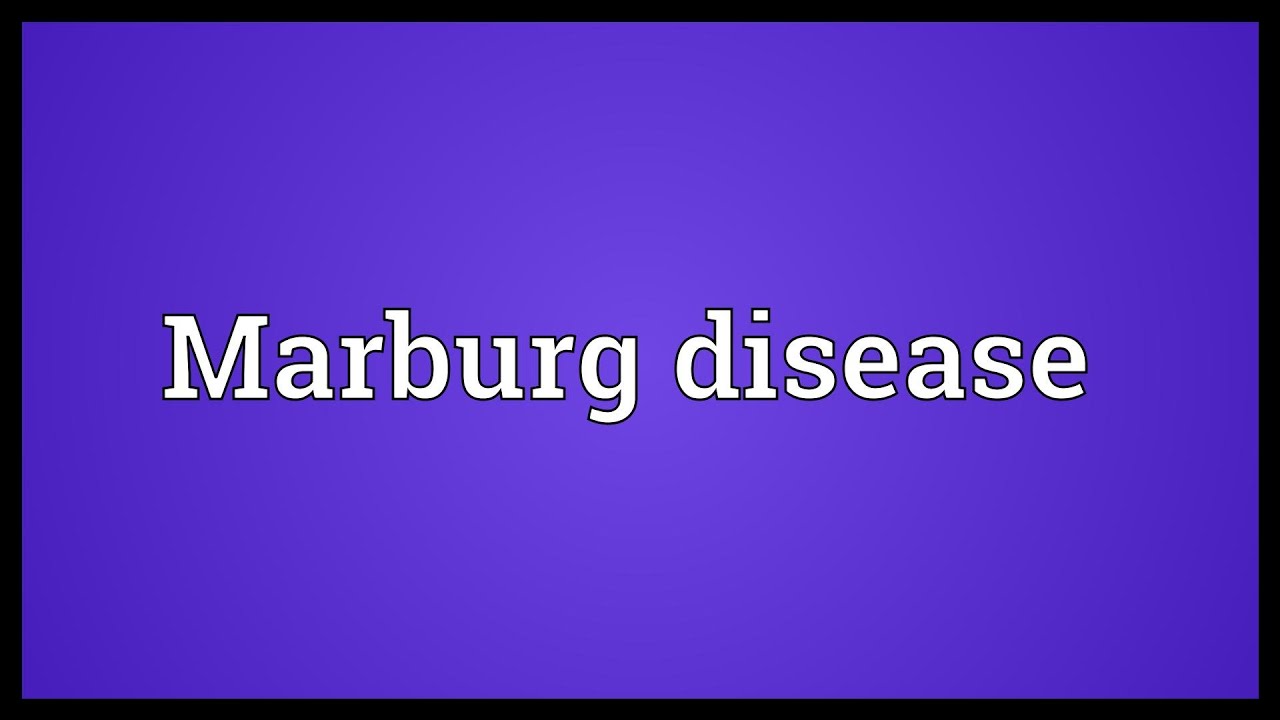 Marburg disease Meaning