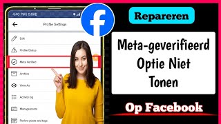 Hoe U De Meta-Geverifieerde Optie Van Facebook Kunt Repareren Die Niet Wordt Weergegeven 2023