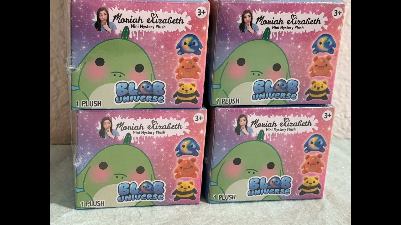 Opening 4 Moriah Elizabeth Blob collection plush