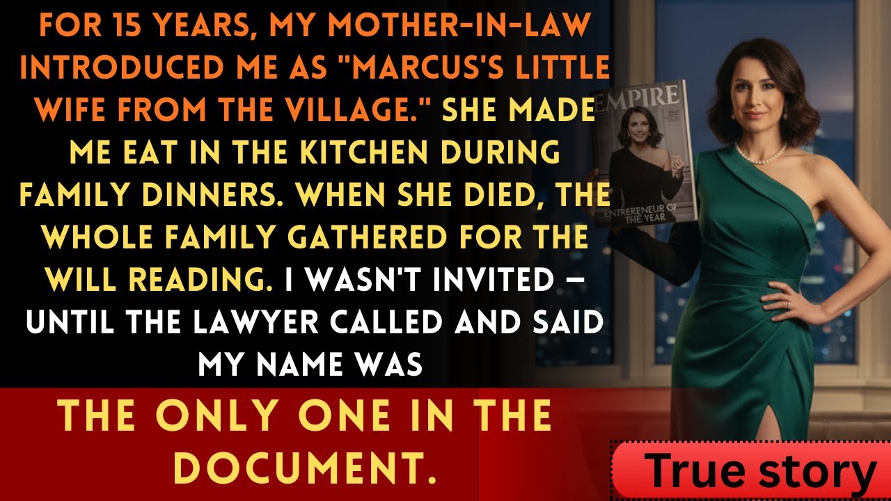 Семья моего мужа 15 лет называла меня «прислугой», а потом адвокат зачитал завещание его матери.