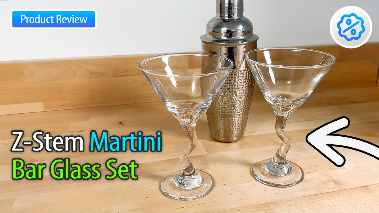 Home Bar Upgrade: Libbey Z-Stem Clear Martini Glasses Reviewed