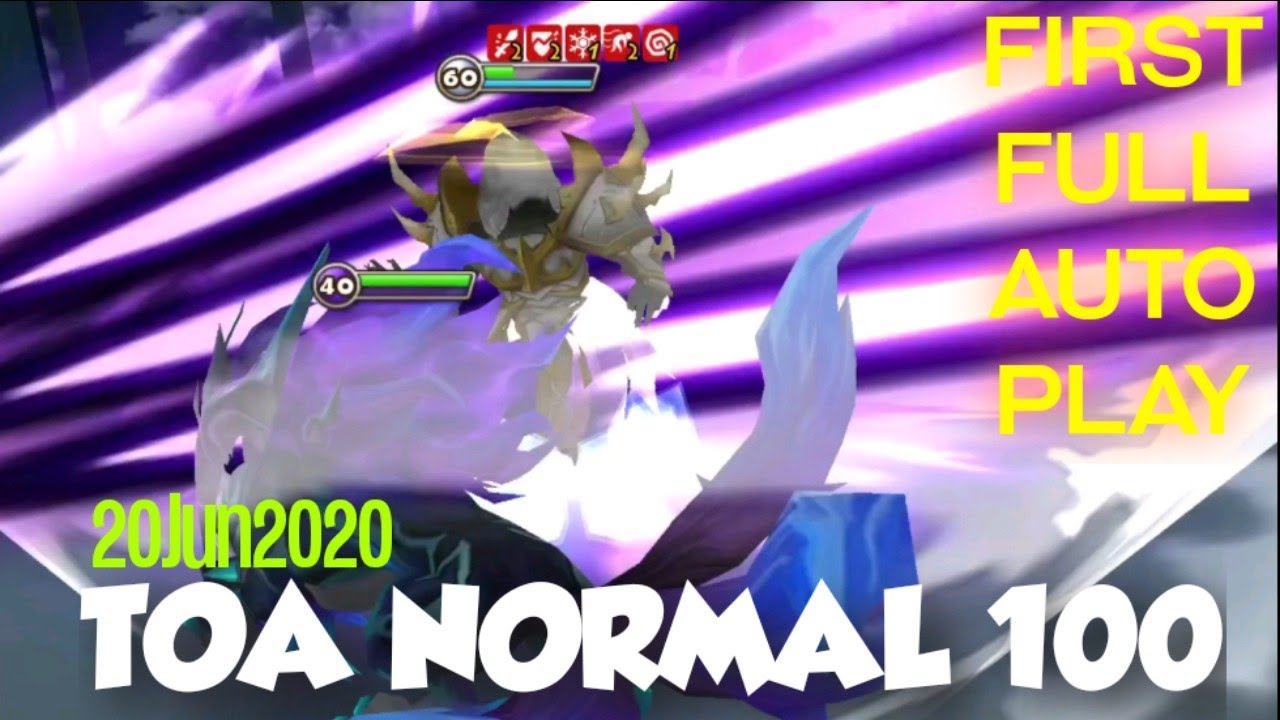 SUMMONERS WAR: TOA Normal 100 Quest Full Auto Play