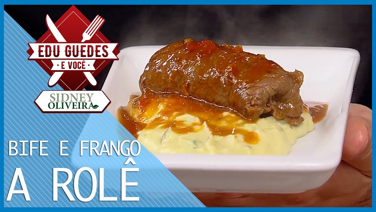Aprenda a fazer peixe, frango e bife a rolê