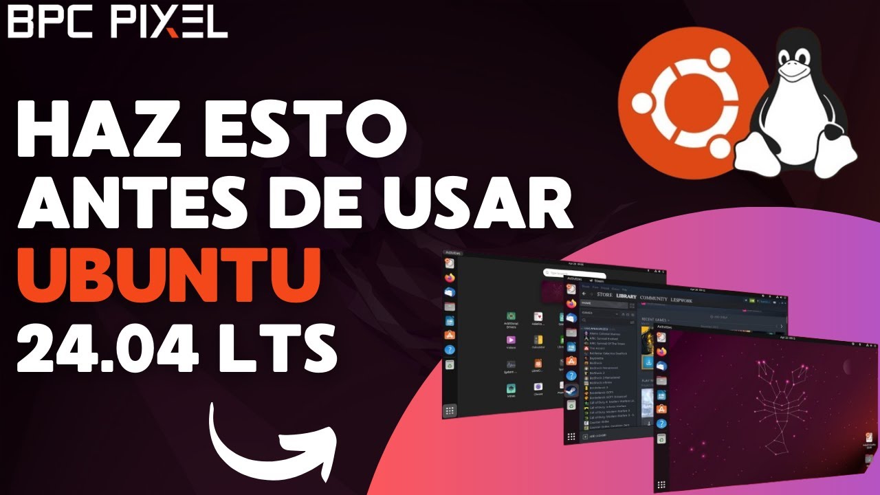 PRIMEROS PASOS PARA PRINCIPIANTES CON UBUNTU 24.04 LTS | Configuración ...