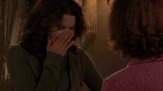 Lorelai having a fit of laughter