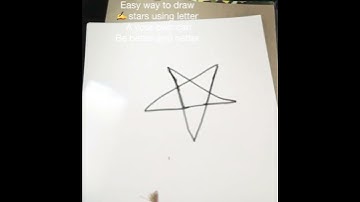 How to draw ✍️ star ⭐️ #drawing  #shortvideo