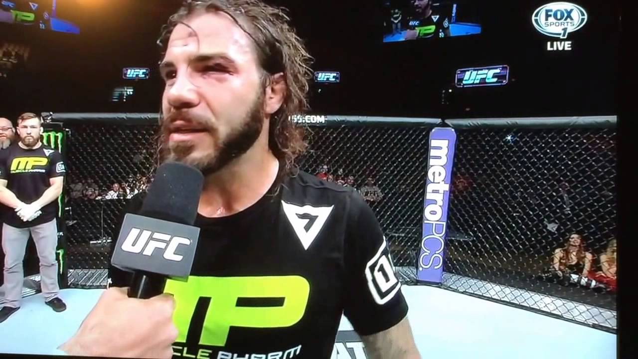 Clay Guida post fight 