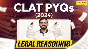 CLAT PYQs 2024: Legal Reasoning | CLAT Previous Years Question | Legal Reasoning for CLAT Exam