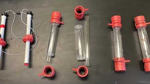 AKTA XK column assembly and leak check