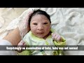 Most beautiful and charming special newborn baby after birth || look at those black eyes