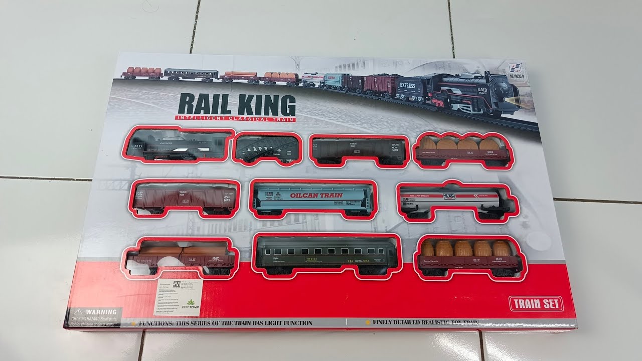 Unboxing Railking Trainset~Asmr 