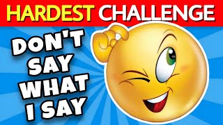 Information Avoid Saying The Same Thing As Me 🤔 MEGA CHALLENGE 📢 No. 9 Guide