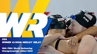 NEW WORLD RECORD 🚨🚨 | Women’s 4x100m Medley Relay