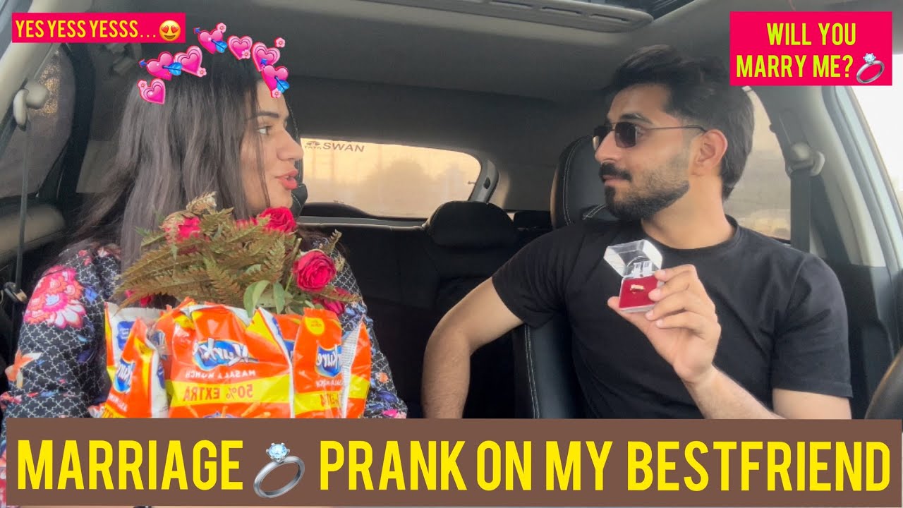 Engagement prank on my bestfriend |she’s ready |prank gone wrong😭