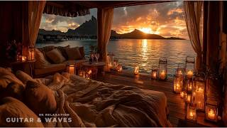 Is This The Most Romantic Place on Earth Bora Bora Sunset & Relaxing Guitar Music [4K]