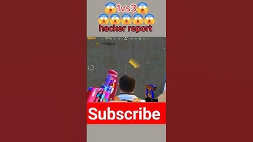 1vs3🔥hacker report me😱[PUBG mobile]1000subscriber#sniper#pubgmobile#bgmiclips#1v50#shorts#pubglover