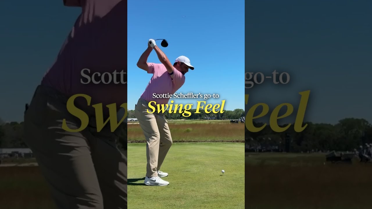 Scottie Scheffler’s simple swing feel has helped make him the best ball-striker on the planet. 💯