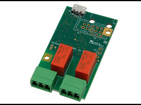 USB GPIO-Modul – 2 Relais – gpio.u.Relais