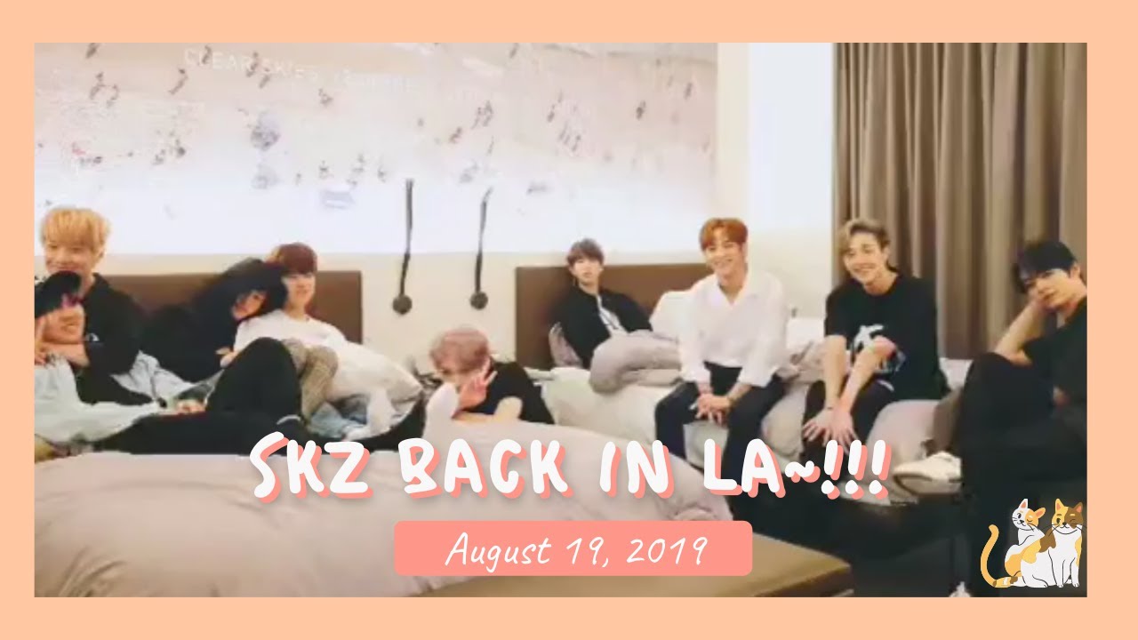アイドル straykids Older Stray Kids Live] 190819 SKZ Back In LA~!!! - YouTube