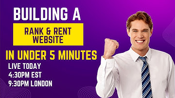 Watch Us Build a Rank and Rent Website within 5 Minutes !!!