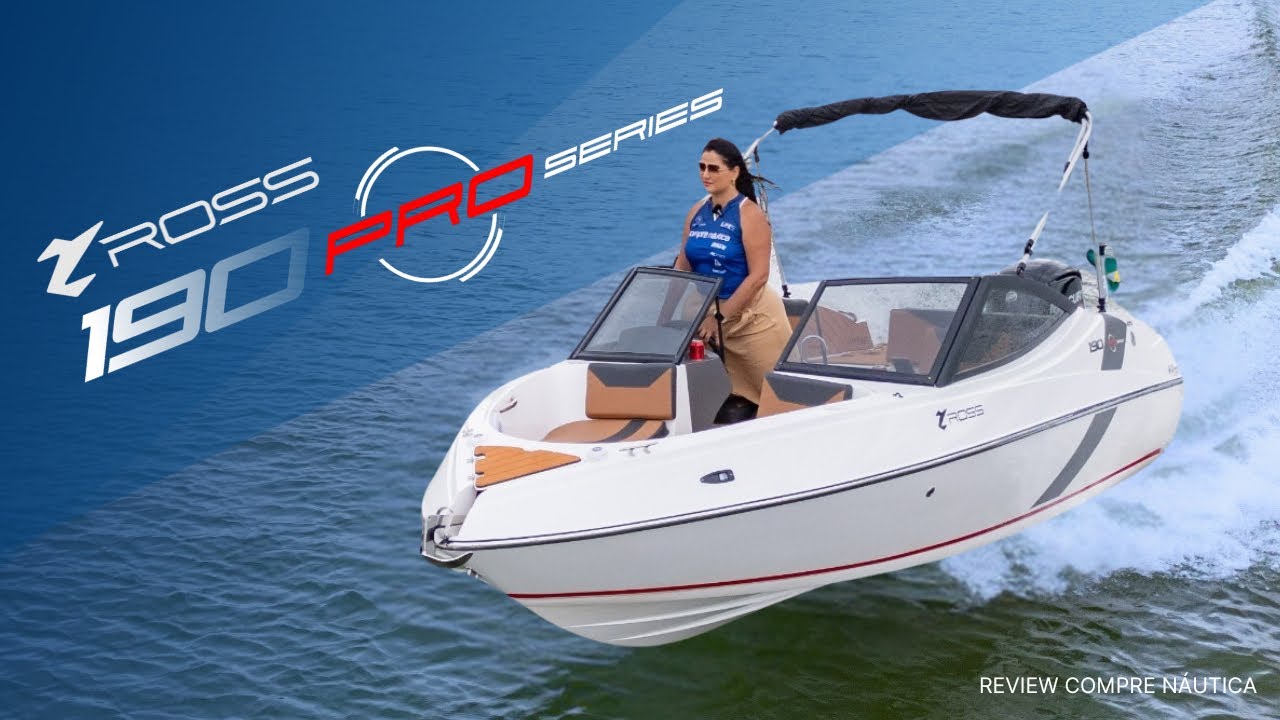 Ross Mariner 190 Pro Series | Lancha de 19 pés | Compacta Premium