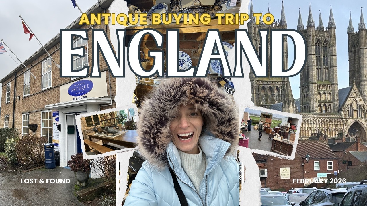 Antique Shopping in England, Buying Trip at UK Fairs & Antique Centers February 2026