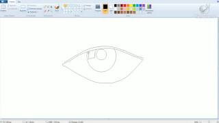 Как нарисовать глаз в программе Paint(Учимся рисовать Если видео было полезно - поставь лайк! рисование, графика, живопись, как рисовать, как..., 2014-08-04T22:22:09.000Z)