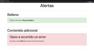 Curso Bootstrap - Componentes, las alertas parte #2
