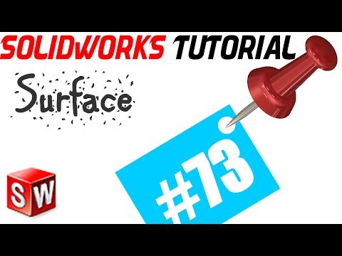SolidWorks  Lecture Surface Tutorial 73: Guided Loft Surface, 3D sketch