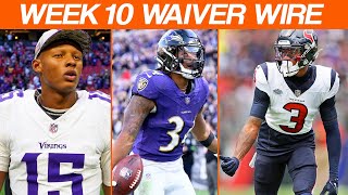 Waiver Wire Adds Week 10 Fantasy Football (2023)