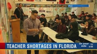 Schools in Fla. facing teacher shortages