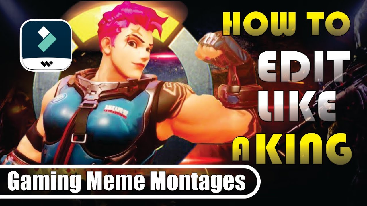 How To Edit Gaming Meme Montages For Beginners (Filmora X Montage Tutorial)