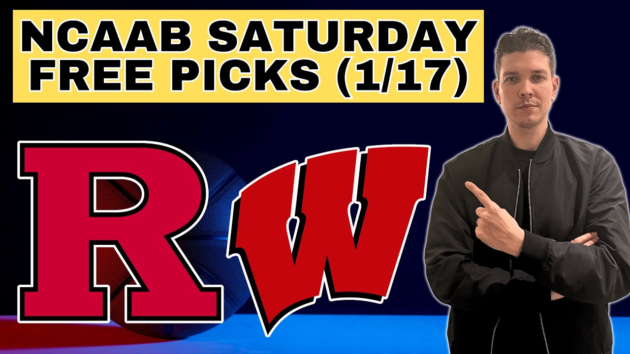 Rutgers vs. Wisconsin Saturday NCAA Basketball Picks - 1/17 l August Young NCAAB Picks & Predictions