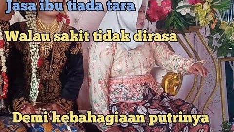 viral..ibu ini tetap mengikuti pernikahan putrinya walau sakit infus masih menancap di tangannya