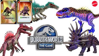 Mattel Jurassic World The Game Concept Toyline: Wave 1 Figures 