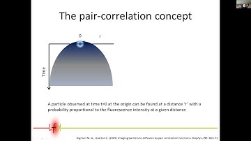 Lecture 6  Enrico Gratton The pair correlation function and its applications for deciphering the occ