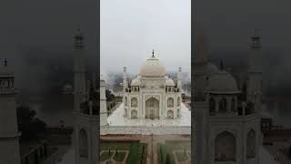 Taj Mahal aerial view