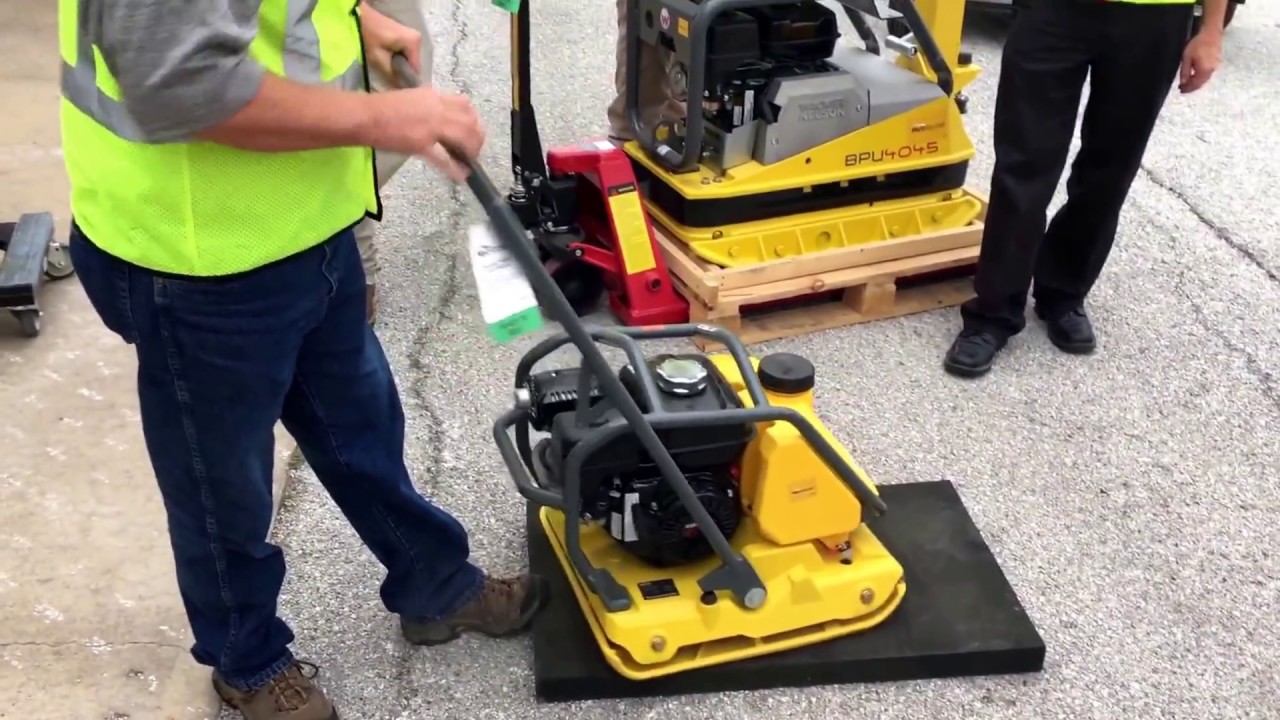 Wacker Neuson Plate Compactor in action