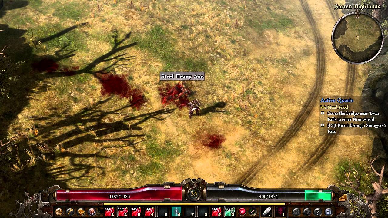 ACT2 farming course, Broken Hills ~ Voldrak in Smuggler's Pass.