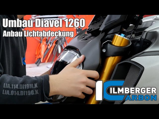 Umbau Abdeckung unter dem Rahmen  Ducati Diavel 1260 by Ilmberger Carbon 