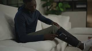 Portable compression massage with Normatec Go