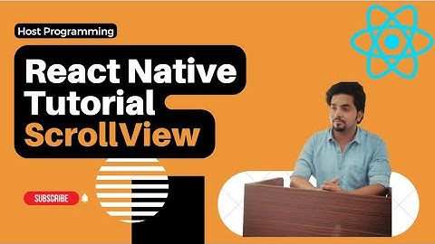 React Native Tutorial for Beginners in Hindi | ScrollView