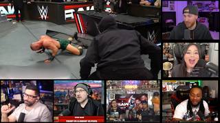 Streamers react to masked man on raw