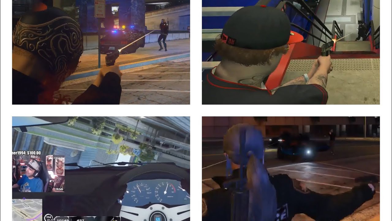 Ramee K*lls Spartan, Hutch gets Shot by Aj and Banned from Boosting in CG Boost (All POVs) | NoPixel