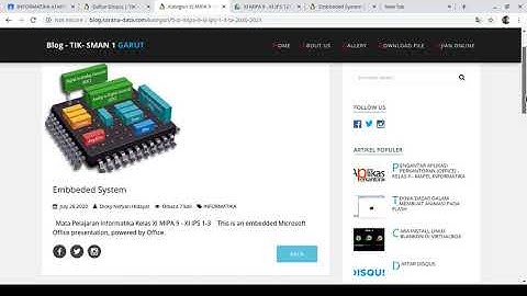 Materi Bab I Embedded System
